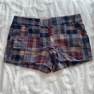 J Crew Checkered Prep Shorts